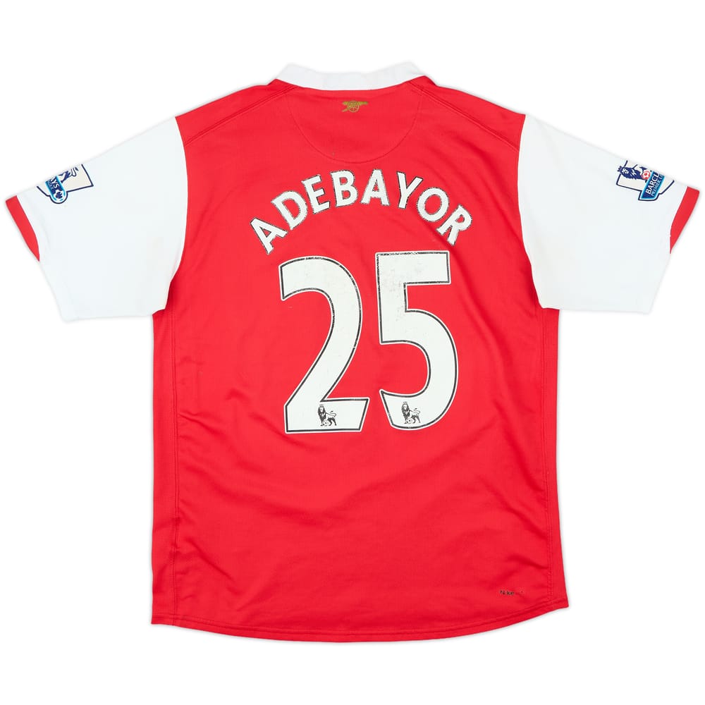2006-08 Arsenal Home Shirt Adebayor #25 - 6/10 - (M)