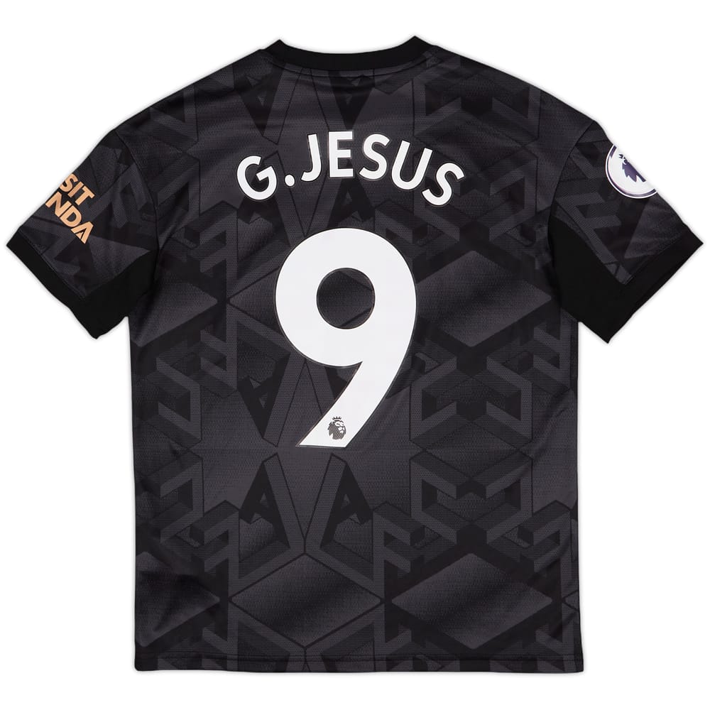 2022-23 Arsenal Away Shirt G.Jesus #9 - 10/10 - (L.Boys)
