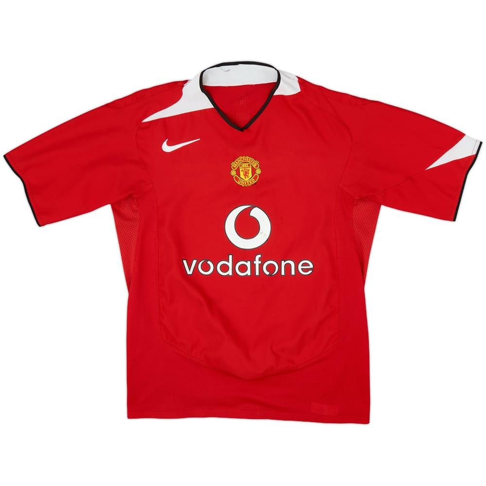 2004-06 Manchester United Home Shirt - 4/10 - (M)