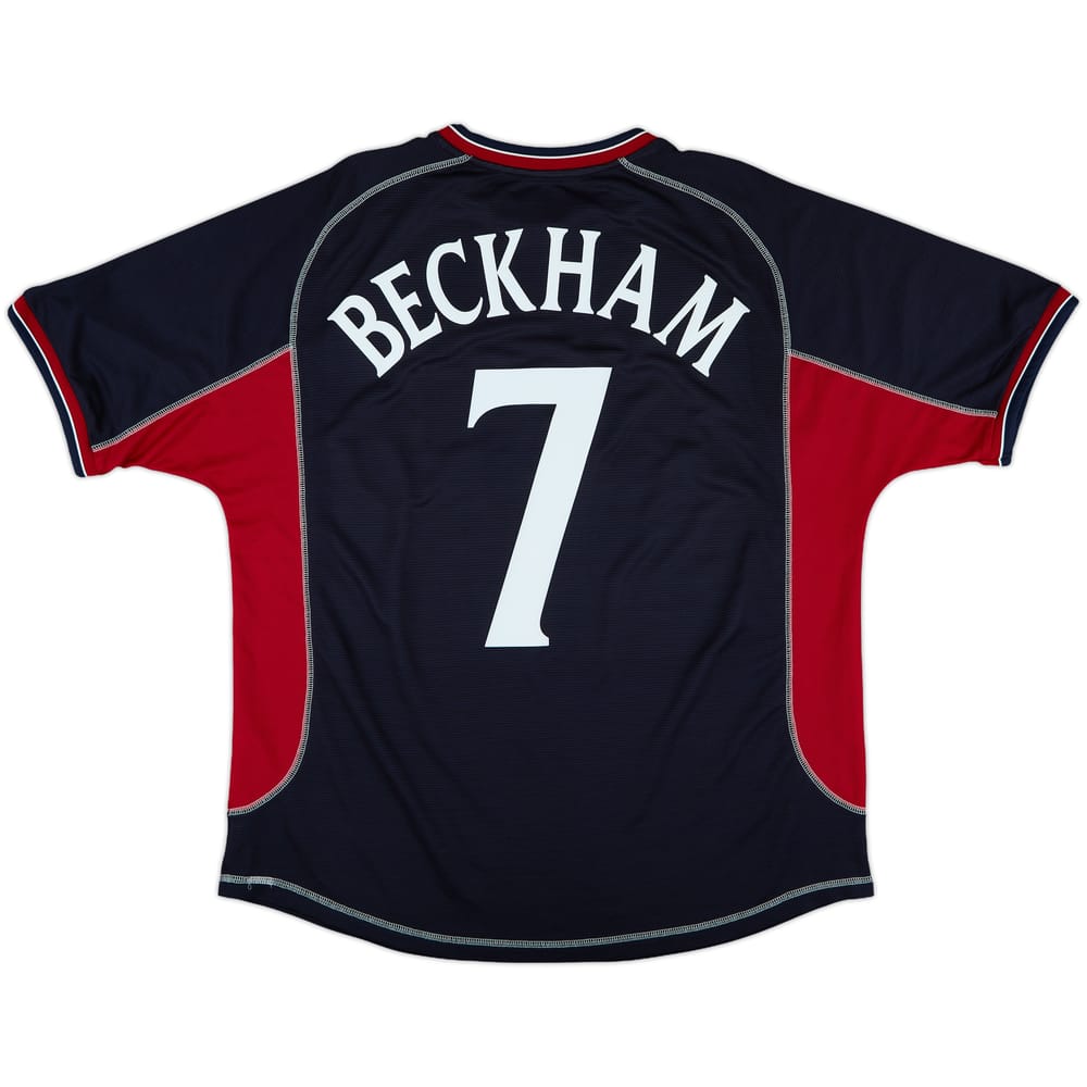 2000-01 Manchester United Third Shirt Beckham #7 - 8/10 - (XL)