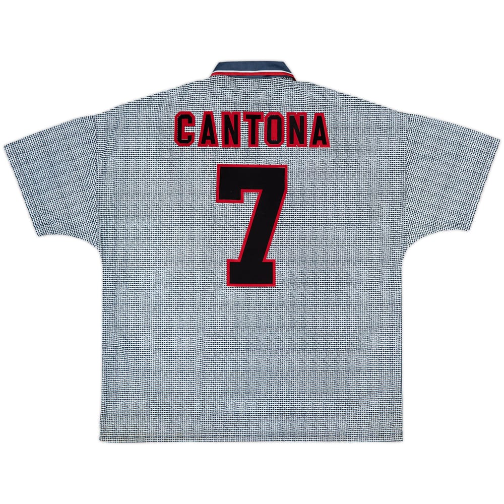 1995-96 Manchester United Away Shirt Cantona #7 - 9/10 - (XXL)