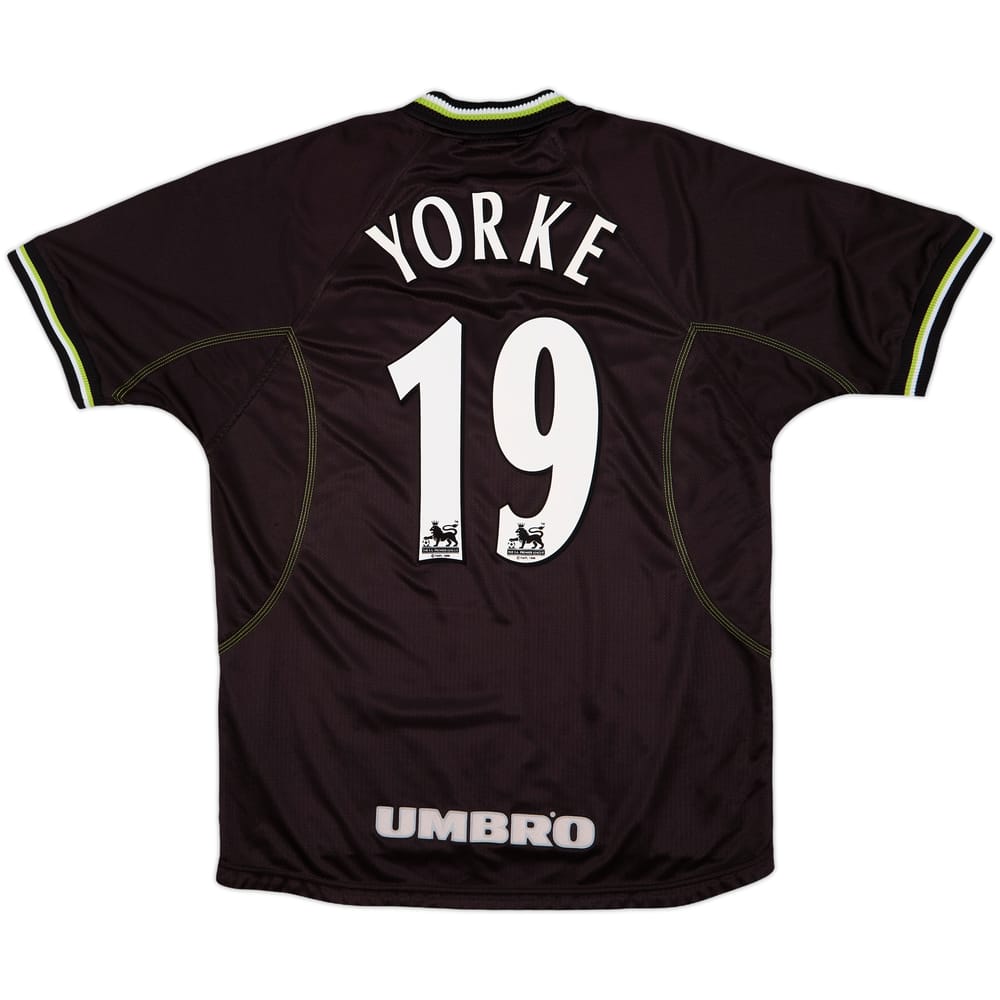 1998-99 Manchester United Third Shirt Yorke #19 - 9/10 - (L)