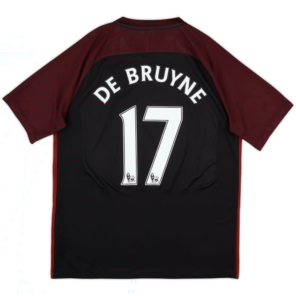 2016-17 Manchester City Away Shirt De Bruyne #17 - 8/10 - (L)