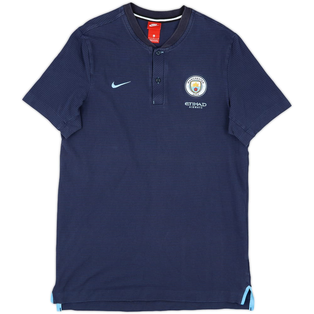 2017-18 Manchester City Nike Polo Shirt - 8/10 - (L)