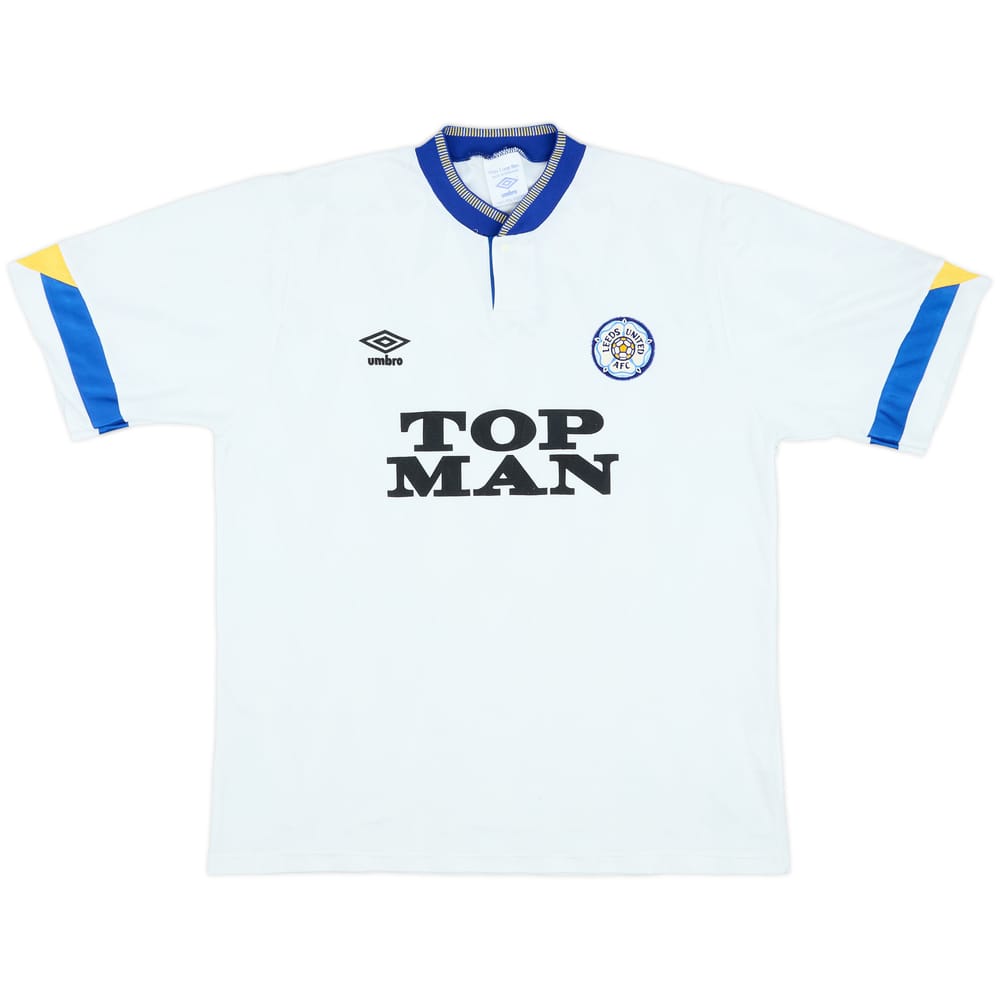 1990-91 Leeds United Home Shirt - 8/10 - (XL)