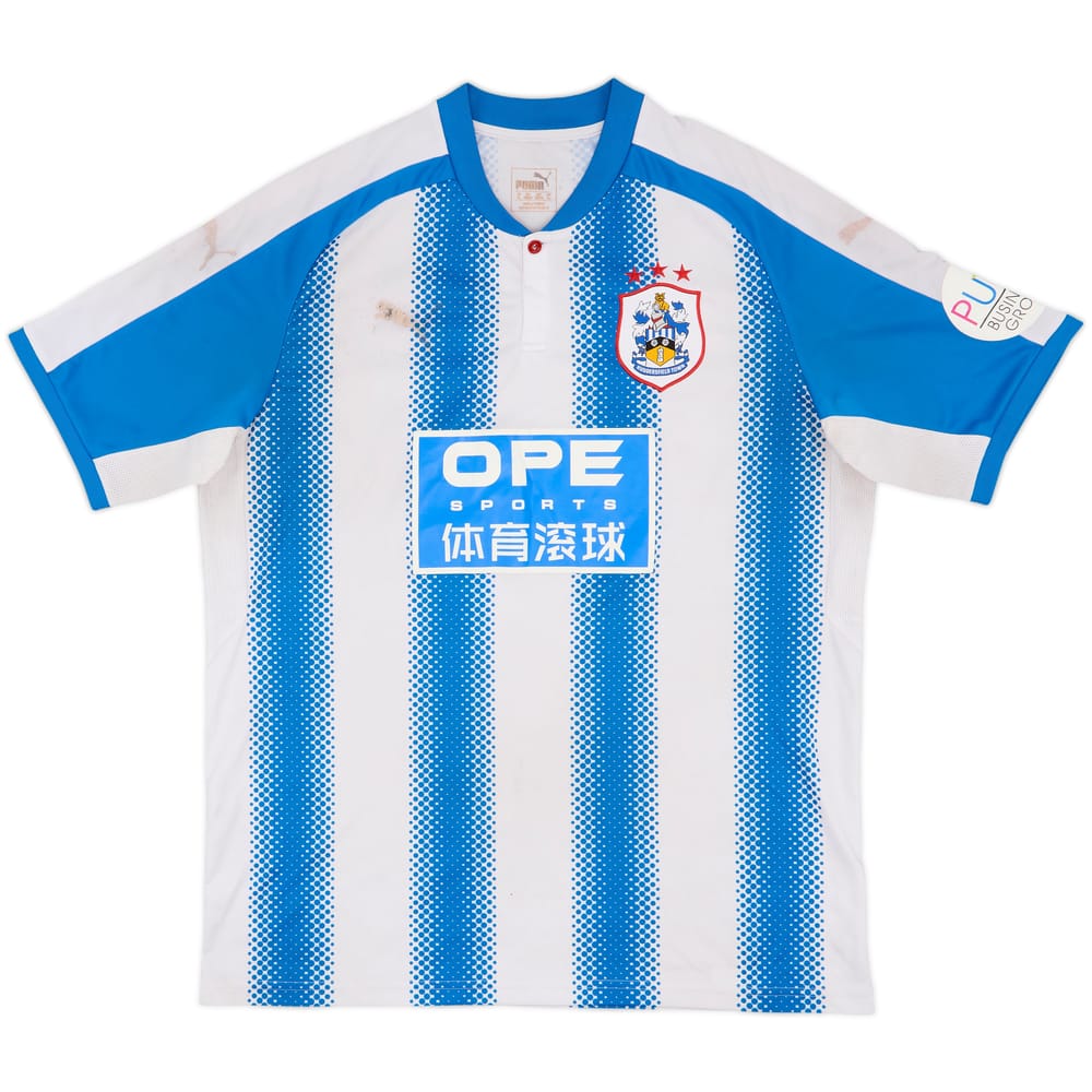 2017-18 Huddersfield Home Shirt - 4/10 - (XL)