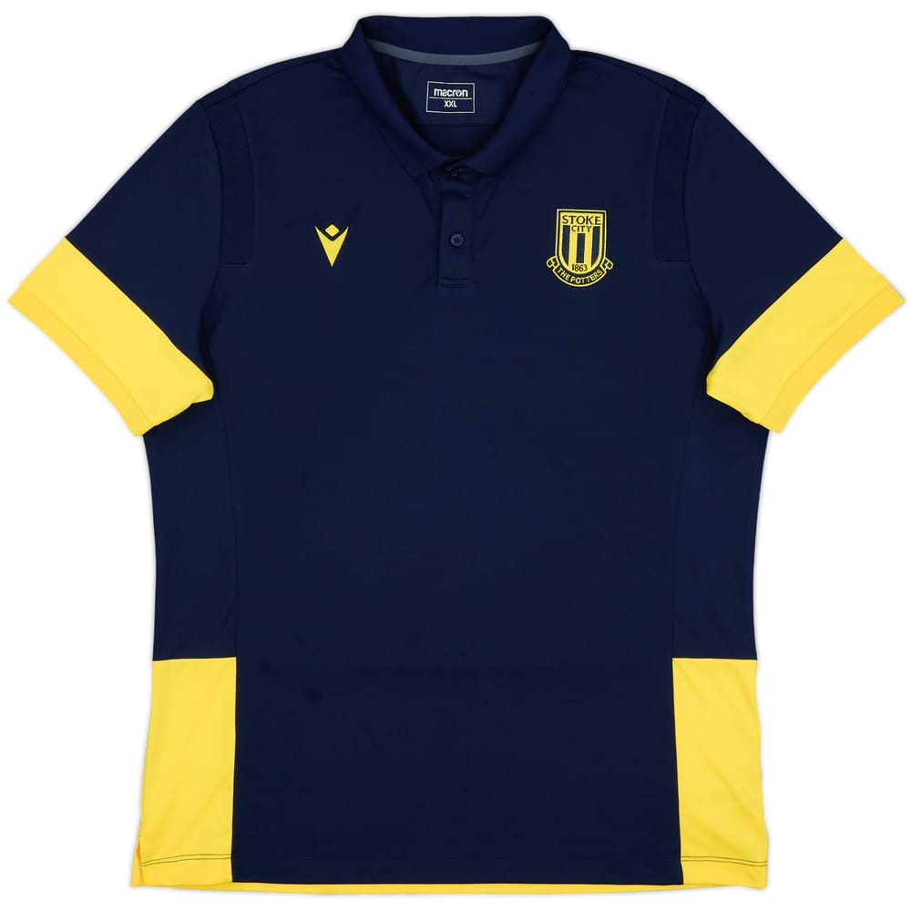 2020-21 Stoke City Macron Polo Shirt - 9/10 - (XXL)