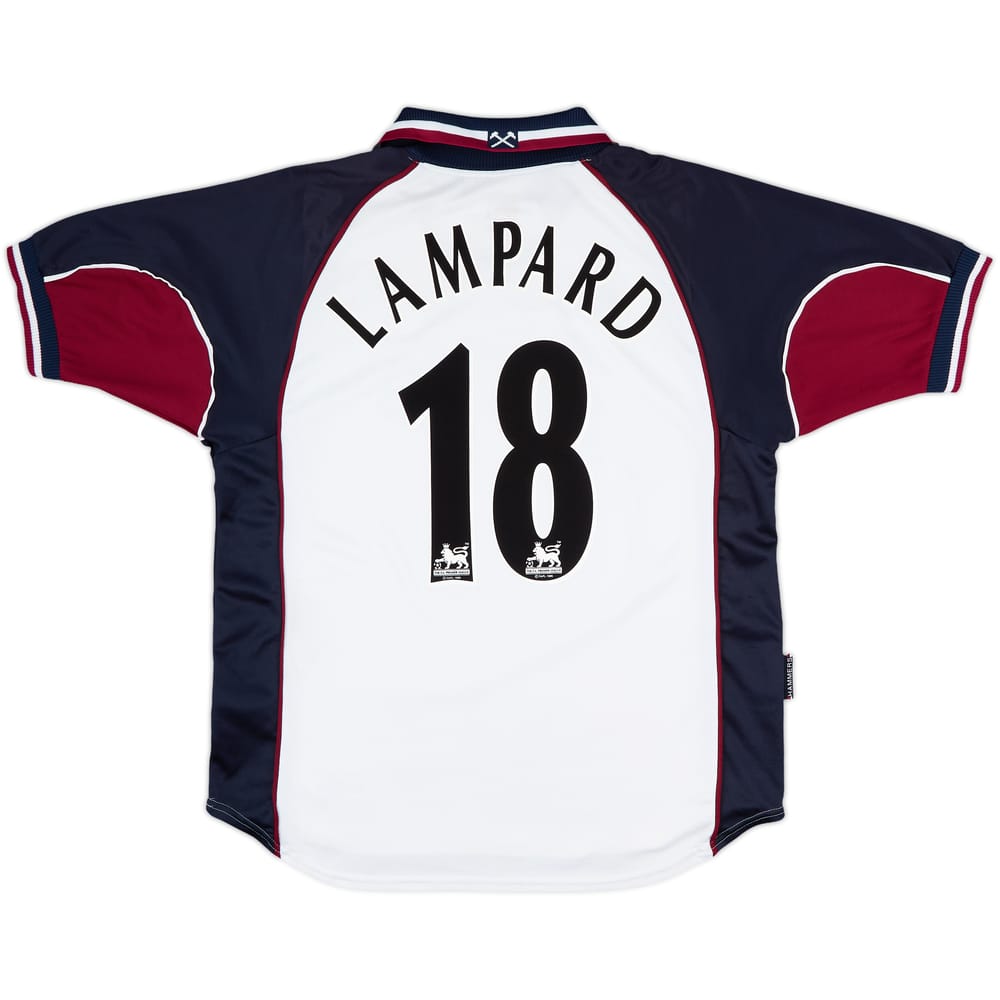 1999-01 West Ham Away Shirt Lampard #18 - 8/10 - (L)