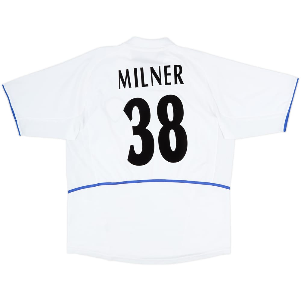 2002-03 Leeds United Home Shirt Milner #38 - 8/10 - (XL)