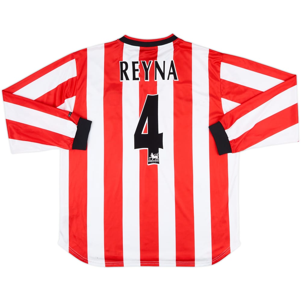 2000-02 Sunderland Home L/S Shirt Reyna #4 - 6/10 - (XL)