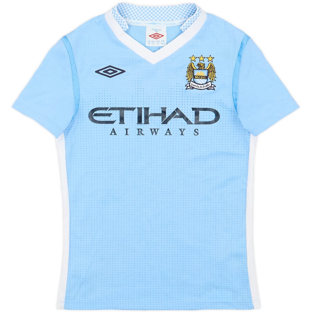 2011-12 Manchester City Home Shirt - 7/10 - (S.Boys)