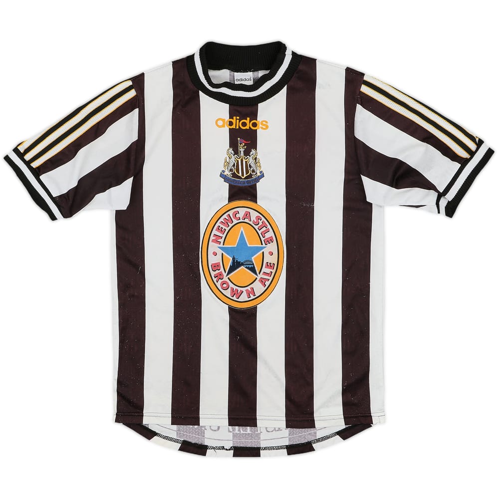 1995-97 Newcastle Home Shirt - 7/10 - (Y)