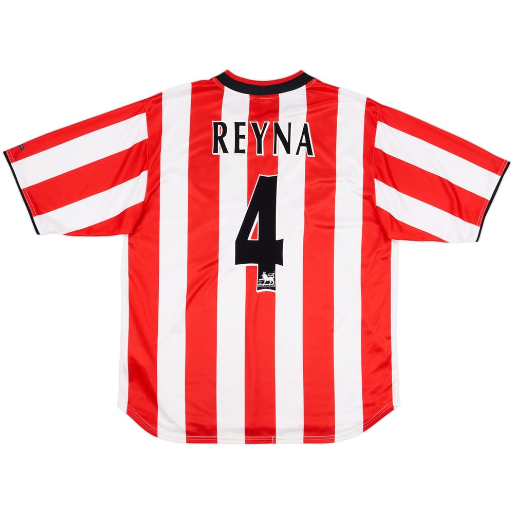 2000-02 Sunderland Home Shirt Reyna #4 - 7/10 - (L)