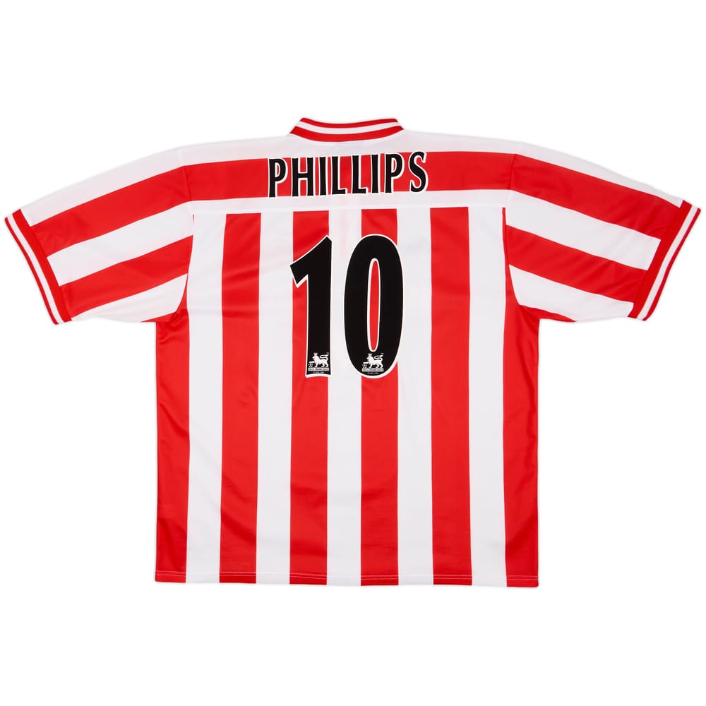 1999-00 Sunderland Home Shirt Phillips #10 - 8/10 - (XXL)