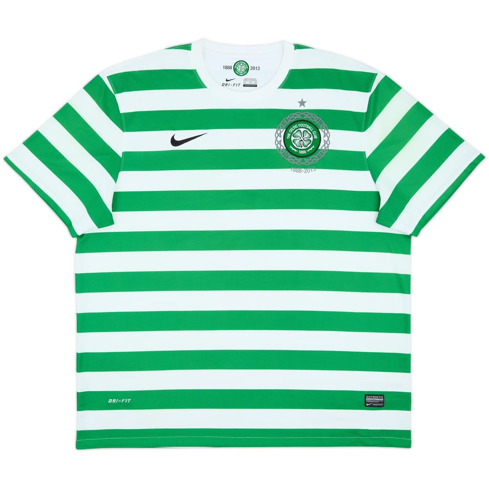 2012-13 Celtic '125th Anniversary' Home Shirt - 9/10 - (XXL)