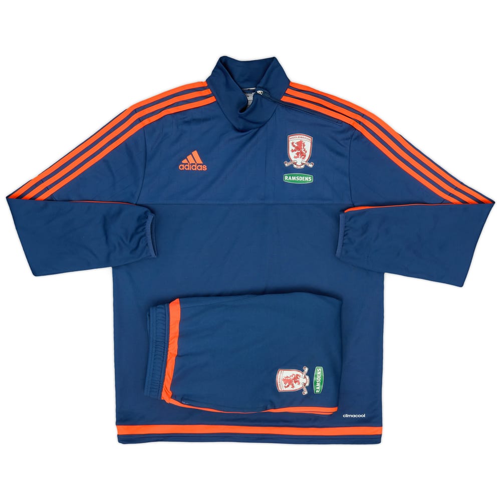 2015-16 Middlesbrough adidas Tracksuit - 9/10 - (M)