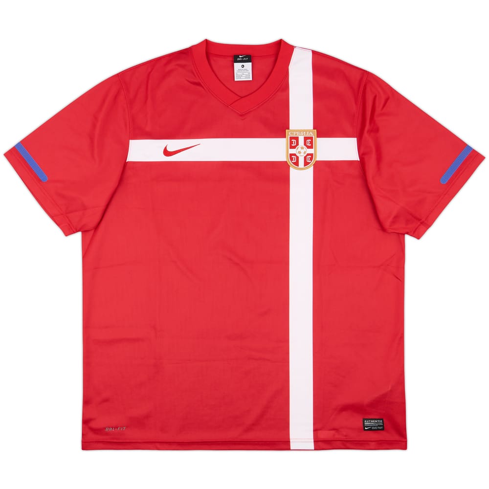 2010-11 Serbia Basic Home Shirt - 8/10 - (XL)
