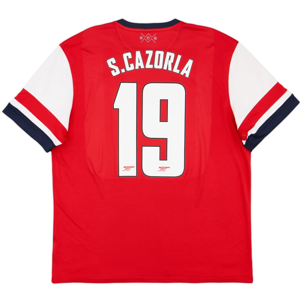 2012-14 Arsenal Home Shirt S.Cazorla #19 - 6/10 - (XXL)