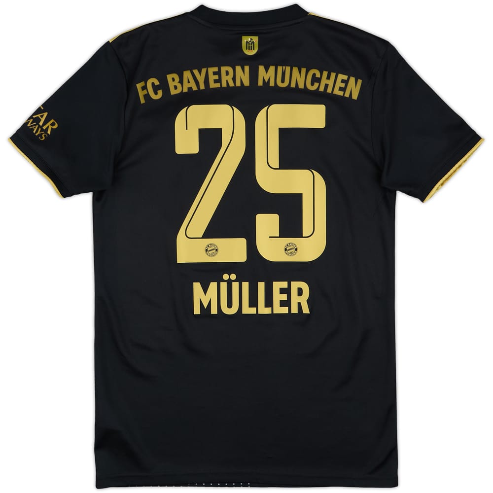 2021-22 Bayern Munich Away Shirt Muller #25 - 5/10 - (XS)