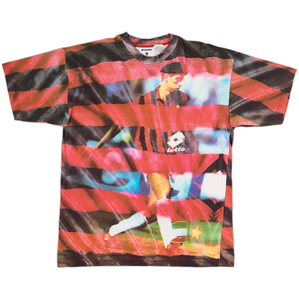 1994-95 AC Milan Lotto Graphic Tee - 10/10 - (XL)