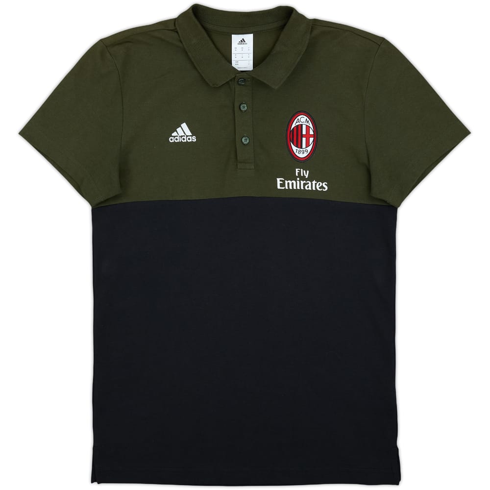 2016-17 AC Milan adidas Polo Shirt - 9/10 - (M)