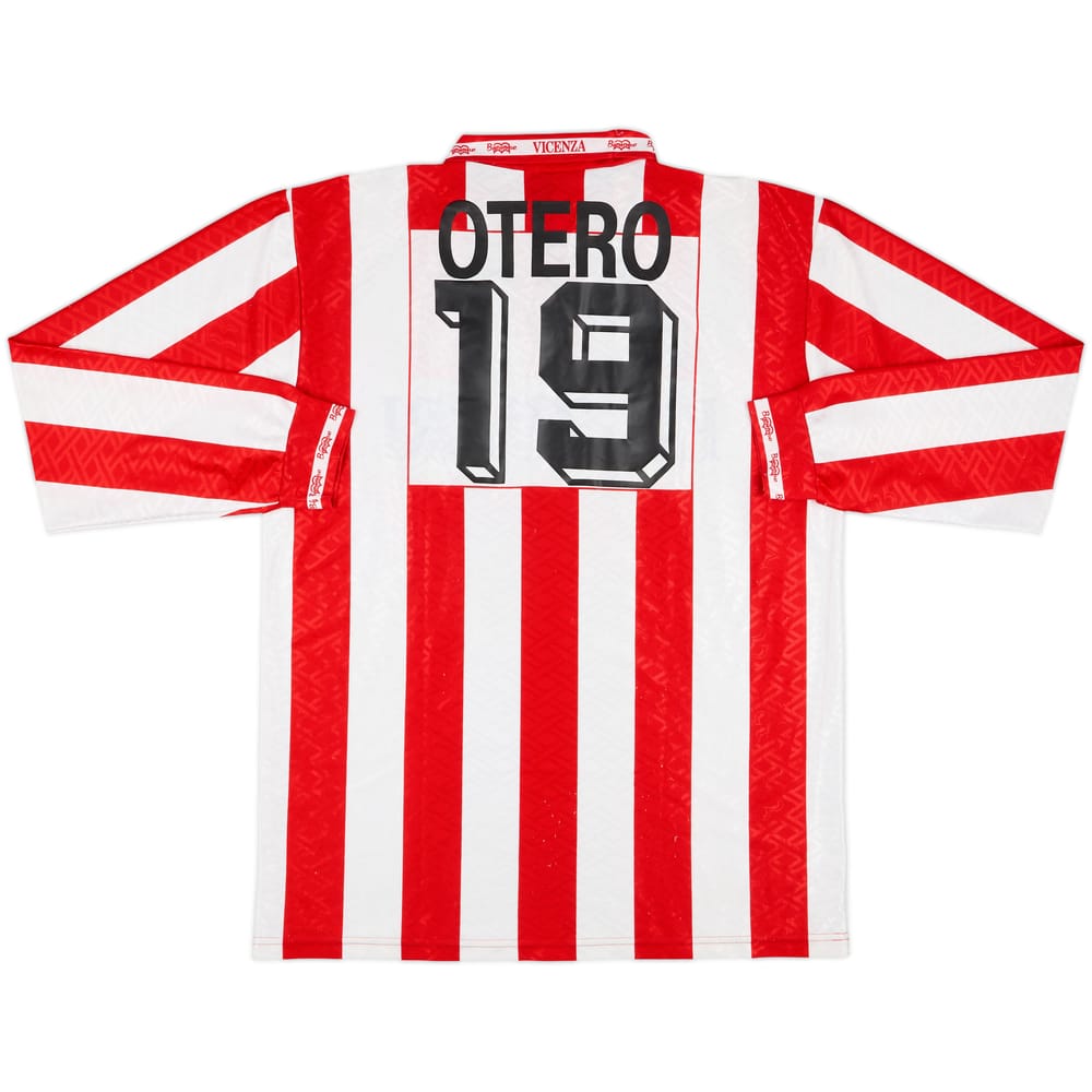 1995-96 Vicenza Home L/S Shirt Otero #19 - 8/10 - (XL)
