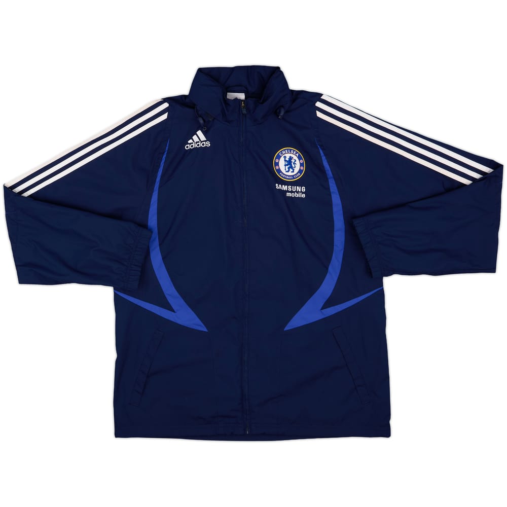 2007-08 Chelsea adidas Hooded Rain Jacket - 8/10 - (M)