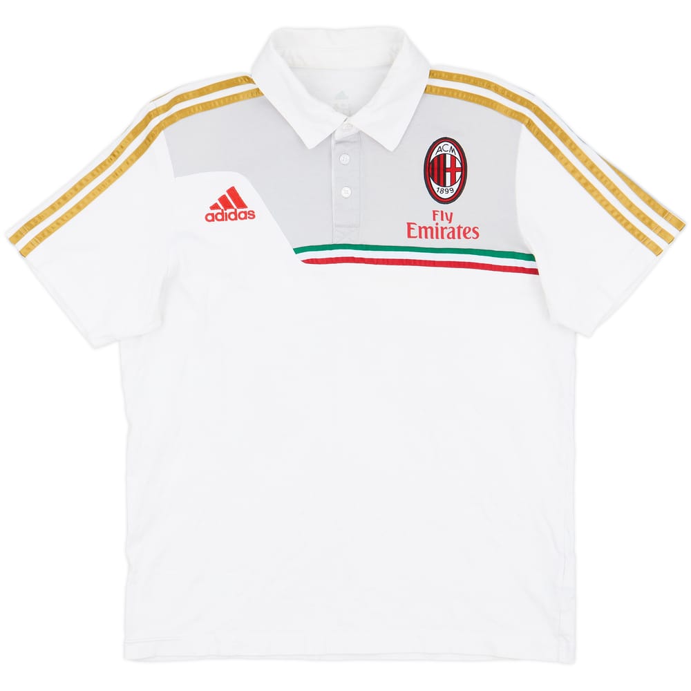 2013-14 AC Milan adidas Polo Shirt - 10/10 - (L)