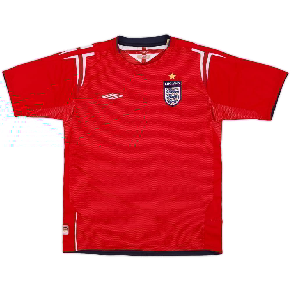 2004-06 England Away Shirt - 8/10 - (L.Boys)