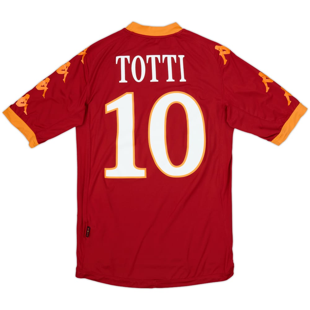 2010-11 Roma Home Shirt Totti #10 - 6/10 - (M)
