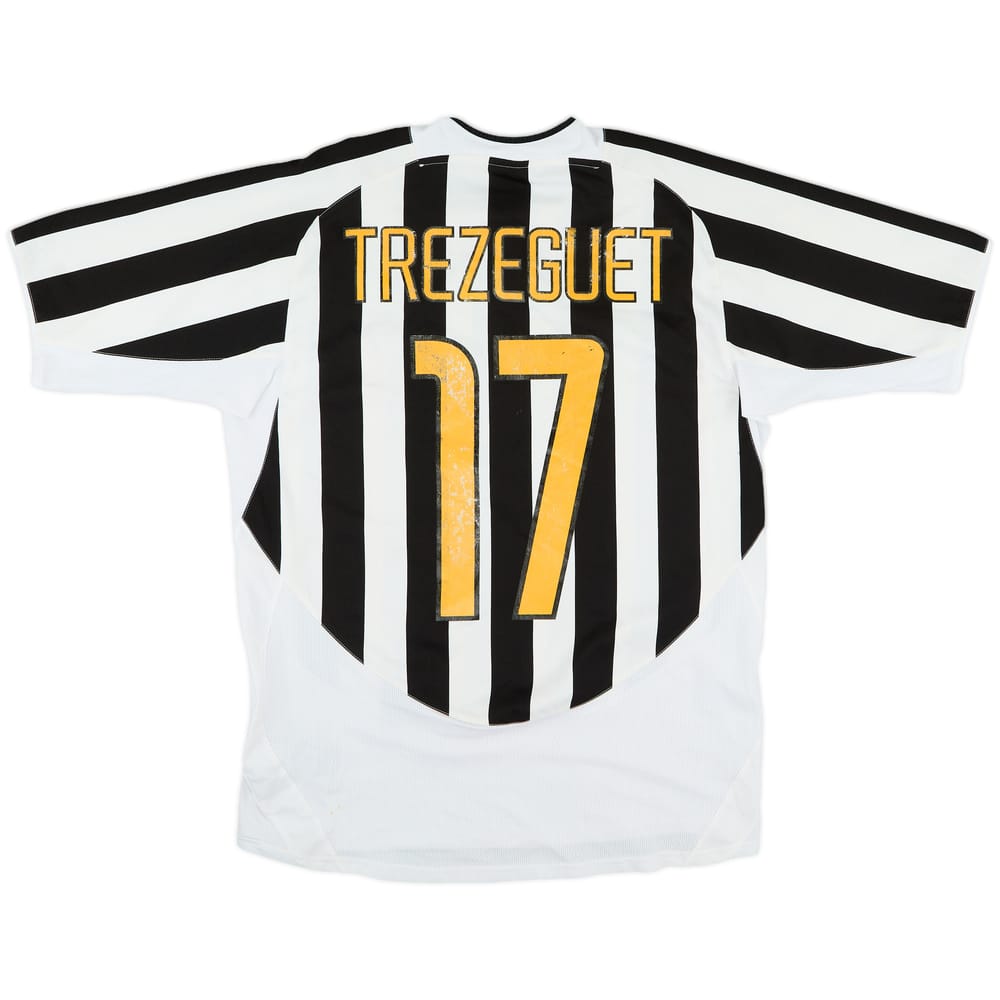 2003-04 Juventus Home Shirt Trezeguet #17 - 6/10 - (M)