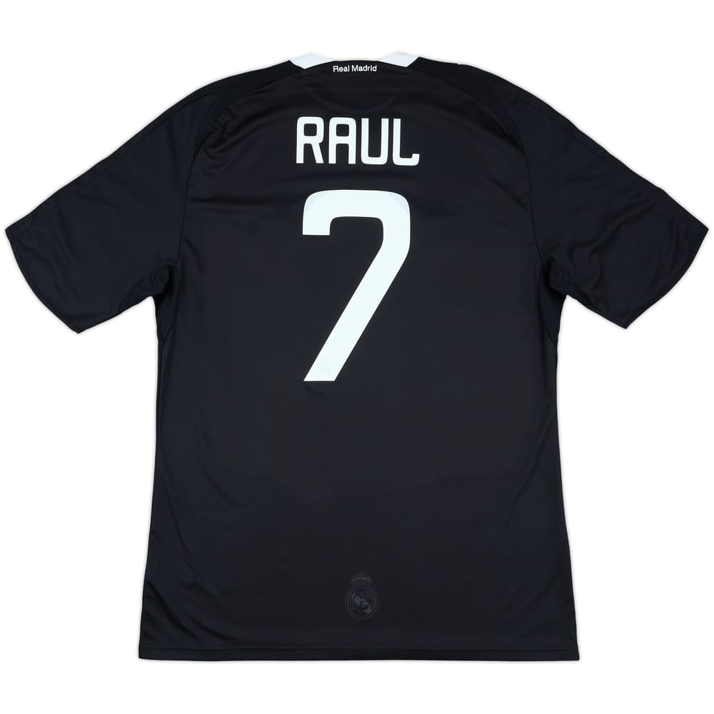 2008-09 Real Madrid CL Third Shirt Raul #7 - 7/10 - (L)