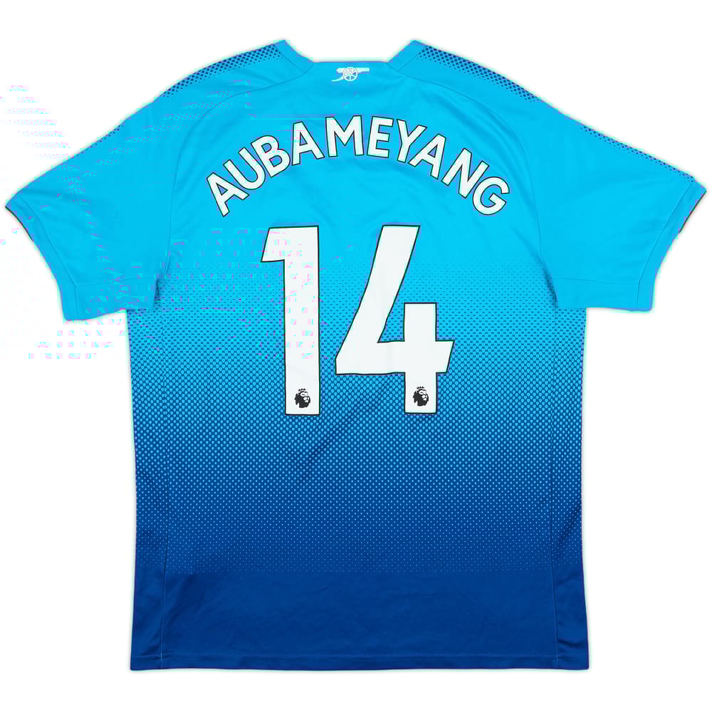 2017-18 Arsenal Away Shirt Aubameyang #14 - 6/10 - (L)
