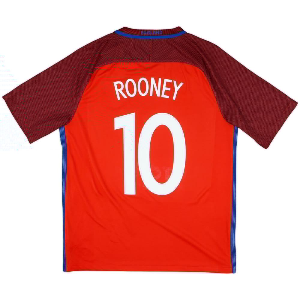 2016-17 England Away Shirt Rooney #10 - 9/10 - (L)