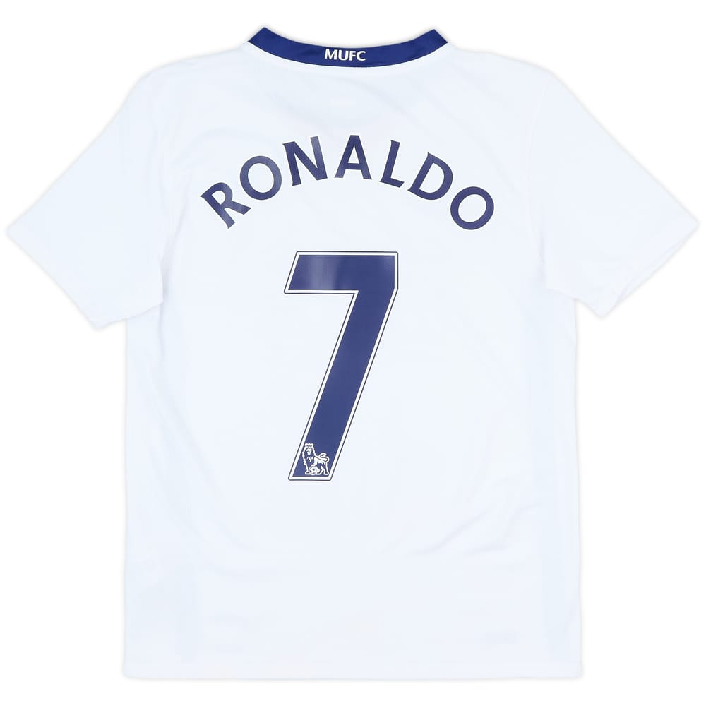 2008-10 Manchester United Away Shirt Ronaldo #7 - 10/10 - (L.Boys)