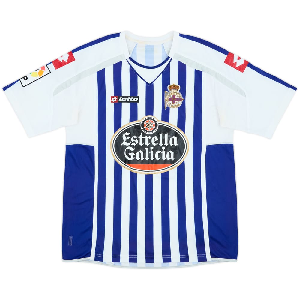 2010-11 Deportivo de La Coruna Home Shirt - 7/10 - (L)