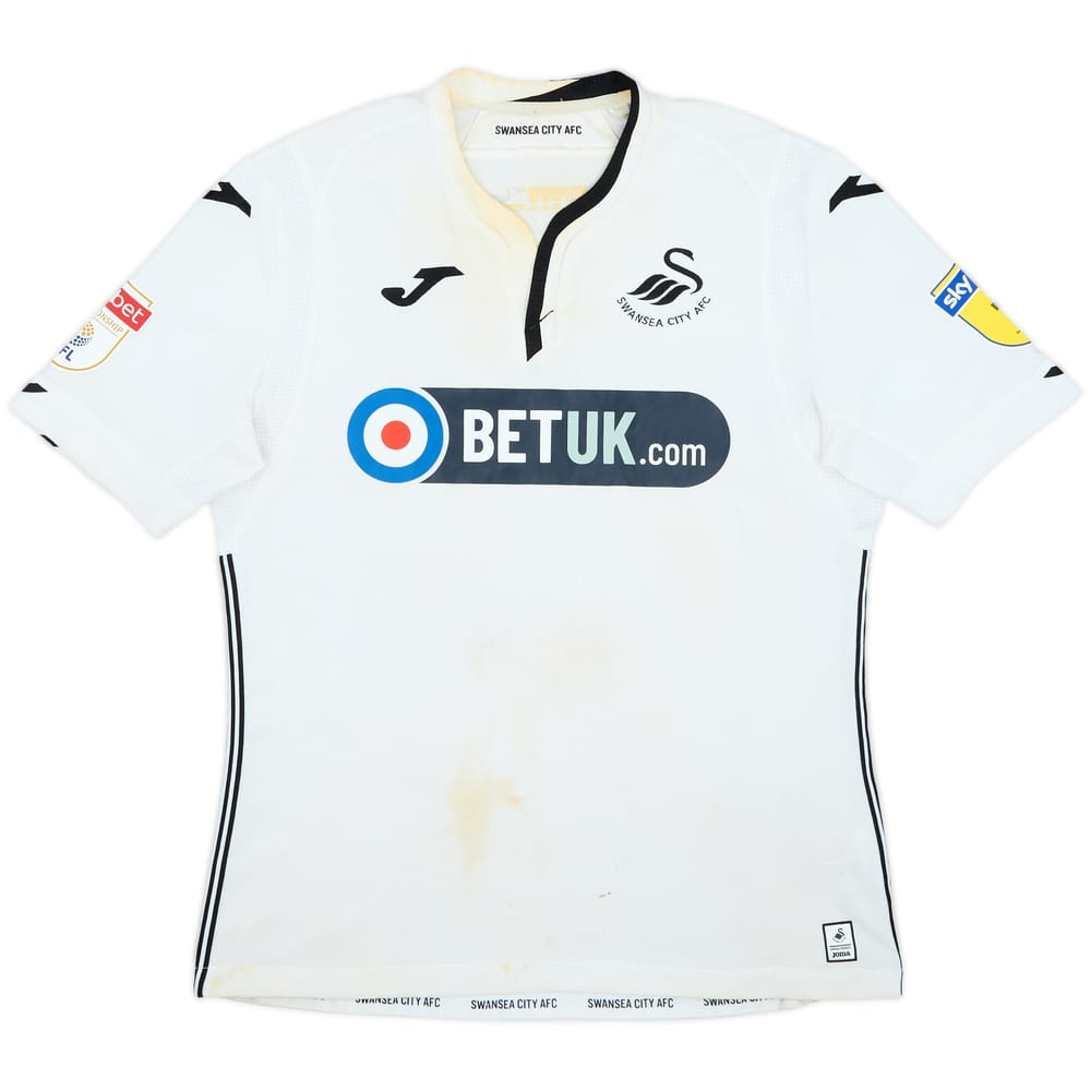 2018-19 Swansea Home Shirt - 3/10 - (L)