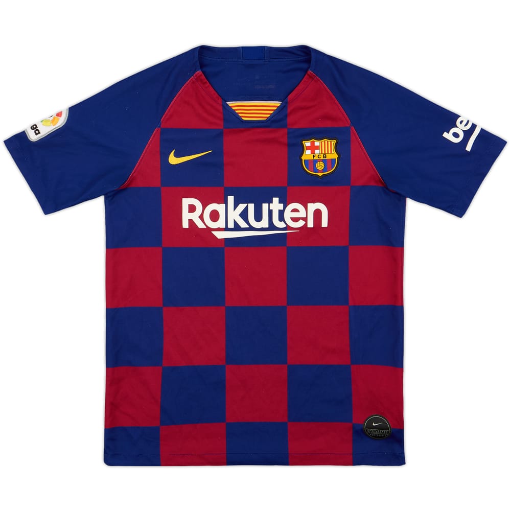 2019-20 Barcelona Home Shirt - 7/10 - (L.Boys)