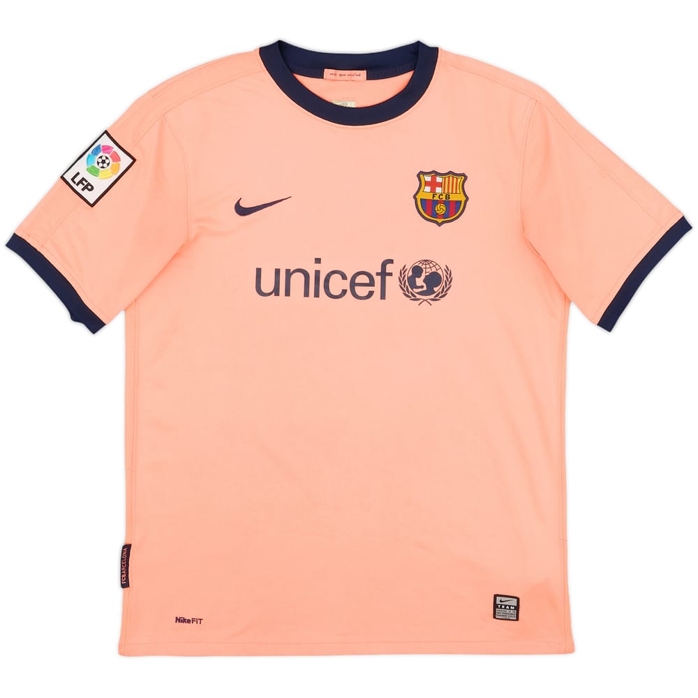 2009-10 Barcelona Away Shirt - 7/10 - (XL.Boys)