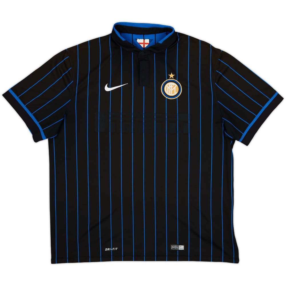 2014-15 Inter Milan Home Shirt - 4/10 - (XL)