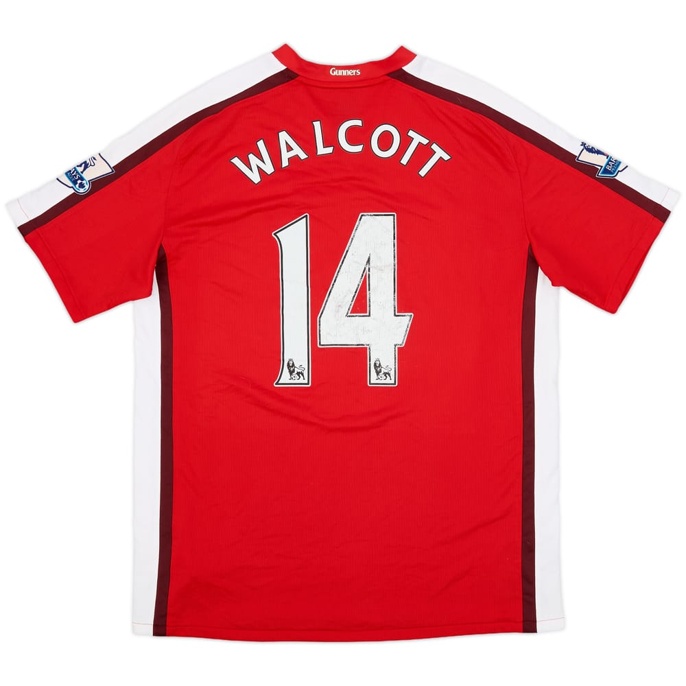 2008-10 Arsenal Home Shirt Walcott #14 - 6/10 - (L)