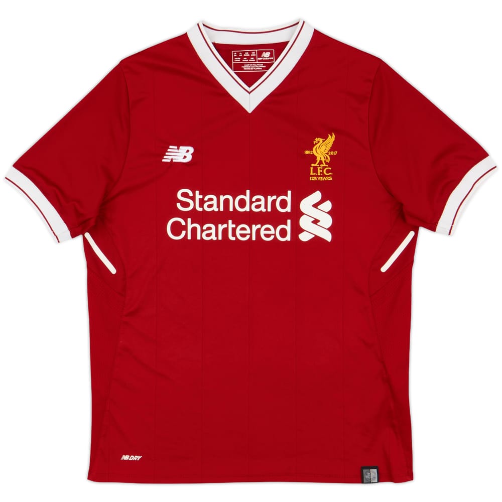2017-18 Liverpool 125 Years Home Shirt - 8/10 - (L.Boys)