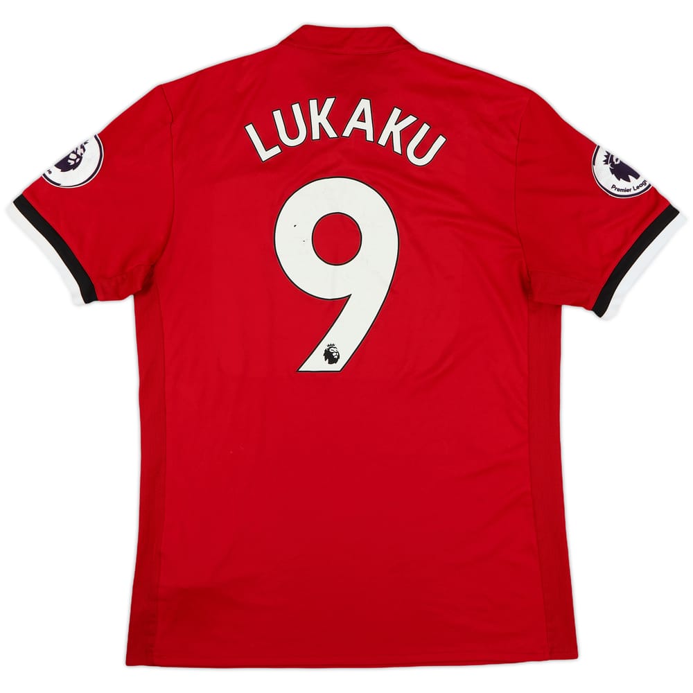 2017-18 Manchester United Home Shirt Lukaku #9 - 6/10 - (M)