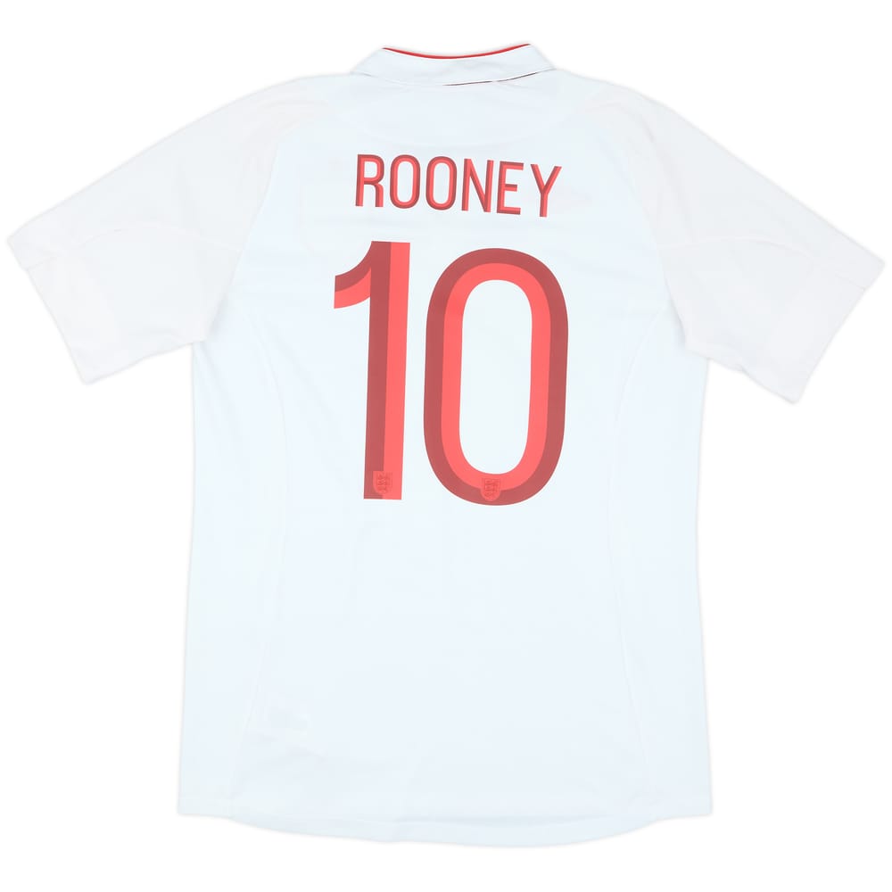 2012-13 England Home Shirt Rooney #10 - 6/10 - (M)