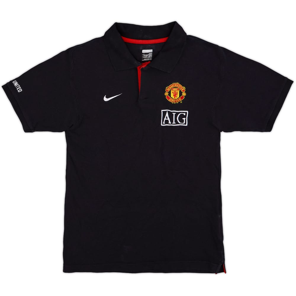 2008-09 Manchester United Nike Polo Shirt - 7/10 - (S)