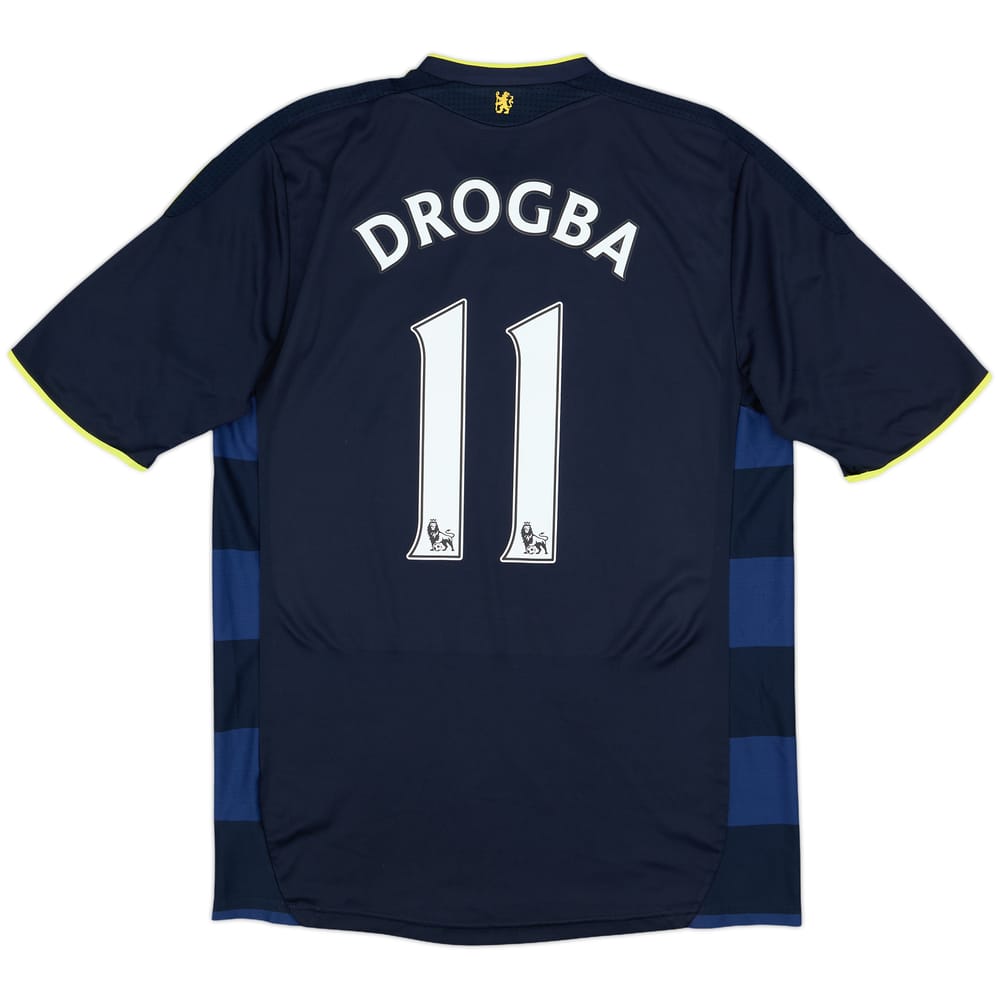 2009-10 Chelsea Away Shirt Drogba #11 - 8/10 - (L)