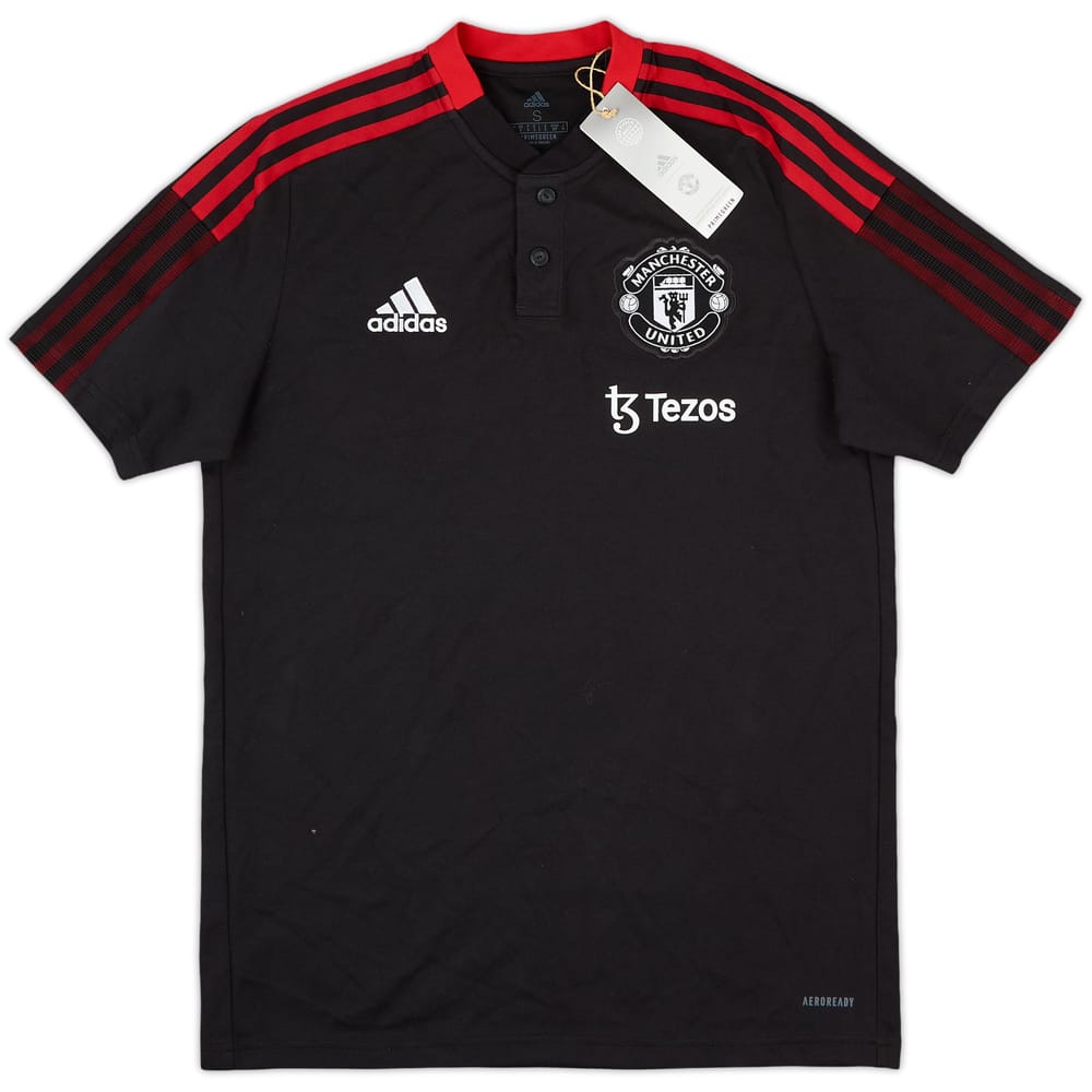 2021-22 Manchester United adidas Polo Shirt (S)