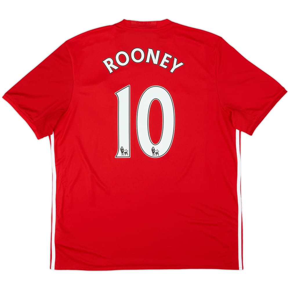 2016-17 Manchester United Home Shirt Rooney #10 (XL)