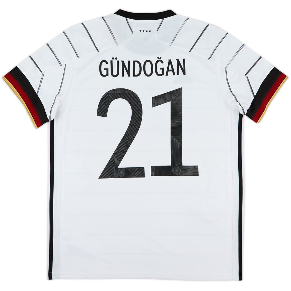 2020-21 Germany Home Shirt Gundogan #21 - 8/10 - (L)
