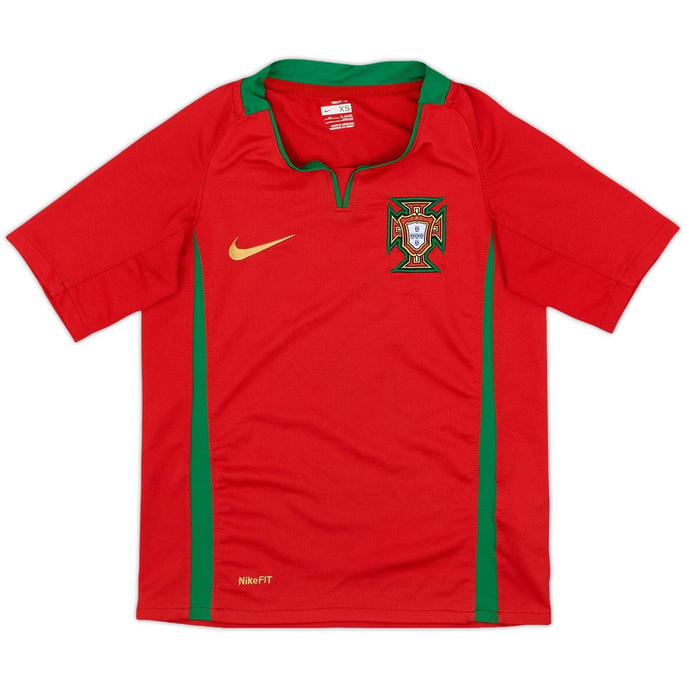 2008-10 Portugal Home Shirt - 9/10 - (6-8 Years)